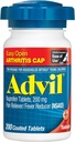 Advil(200个计数) 容易开口的关节炎 Cap Pain Reliver/Fever Dreader 化妆板,200mg Ibuprofen, 临时疼痛救济