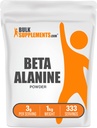 Bulk Supposes.com Beta Alanine Powder - Beta-Alanine Suppose - 工作前补充 - 不受欢迎的 & Gluten Free,每服务3g,1kg(2.2磅)(包1)