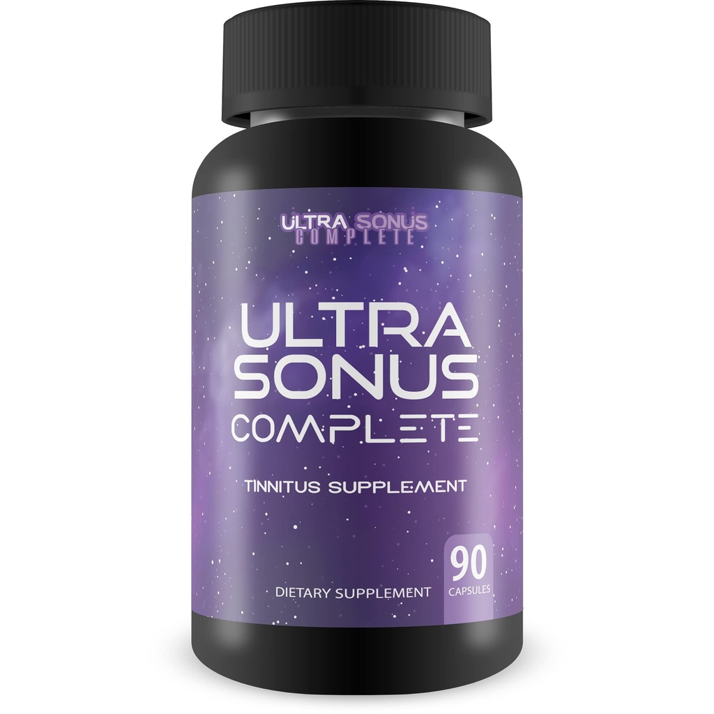 Tinnitus 补编 - 大蒜图尔克维生素C 最大配方 - 支持用这种天然草药配方(90 Capsules)减少炎症和耳鸣