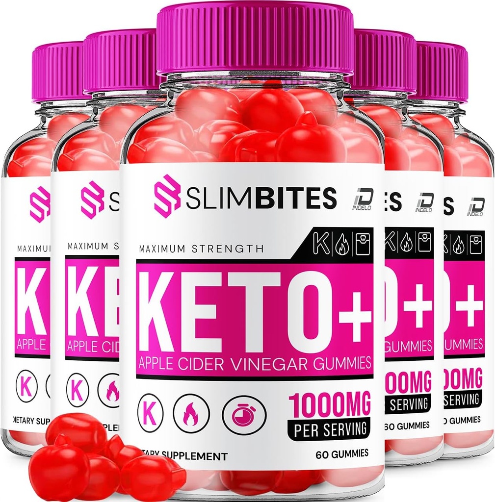 Slim Bites ACV Gummys 补编 - Slimbites Keto + ACV Gummys 苹果苹果 苹果 苹果 醋 1000MG, Slim Bites Keto Gummys Reviews,维生素 B12 (5 Pack - 300 Gummys)