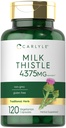Carlyle Milk Thetle Supplement 120 Capsules 高潜力提取器 蔬菜、非GMO、Gluten Free