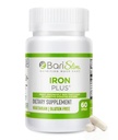 BariSlim Iron Plus Capsules - 为体重损失后患者制定的外科手术方案,包括胃旁塞和胃袖子 - 轻松消化和综合健康支助 - - - 2个月供应(60个服务)