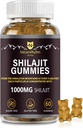 自然韵律 Shilajit Gummys 1000mg - 60 pcs of Shilajit Gummys for Men and Women, Shilajit Gummys Rich in disciple Minerals, a Supplement of Boost Energy and unition