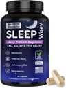 明智的自然睡眠援助 -- -- 促进健康睡眠和放松 -- -- 给成人的草药睡眠补充剂,包括瓦莱里安、梅拉托宁、镁、阿斯瓦甘达 -- -- 非哈比特语形式 -- -- 60个卡普尔