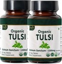 Tulsi 120 平板电脑 — — USDA有机圣巴西尔 — — 支持压力缓解和适应性平衡 — — 饮食补充120塔布 — — 包2