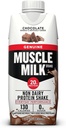 肌肉牛奶真蛋白摇摆 巧克力 11 Fl Oz Carton, 12 Pack, 25g 蛋白质, 零糖, 钙, 维生素A, C & D, 5g 纤维, 内燃机斯纳克, 工作回收, 包装 May Vary