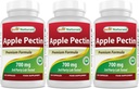 Best Naturals Apple Pectin 700 mg - 饮食纤维 - 肠道支架 - 120 Capsules (120 Counter (Pack of 3))