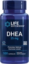 Life Extension DHEA 25 mg – Supplement for Hormone Balance, Immune Support, Sexual Health, Bone & Cardiovascular Health and Anti-Aging and Mood Support – Gluten-Free, Non-GMO – 100 Capsules