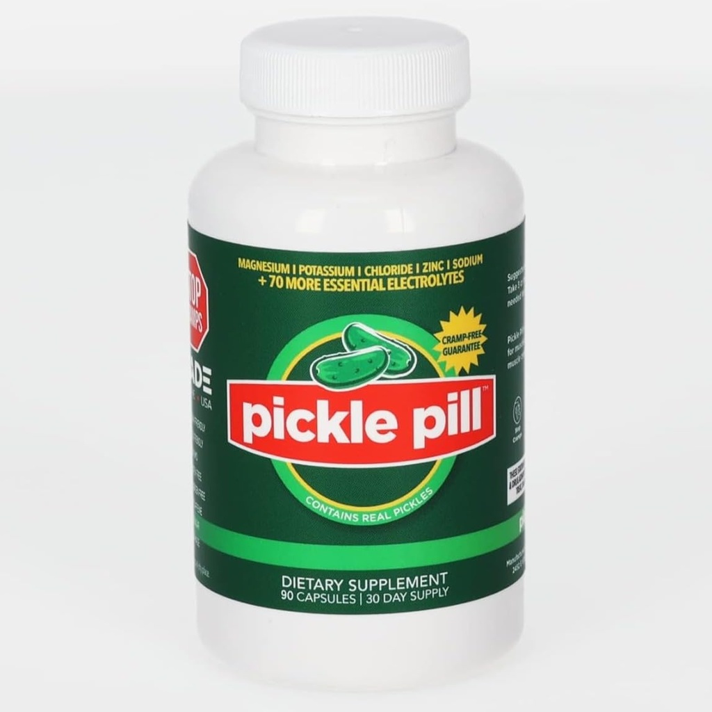 Cramp Defense, 快速肌肉复苏, 腿切片, No Pickle Juice Taste Capsules, 电解水粉, 肌肉放松剂与维生素镁, 钾, 维生素D3, 90片