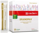 瑞士 BRAINOMAX 20 Powder Sticks, Brain Boster Supplements, Cherry-Vanilla Flavor with Citicoline, N-Acetyl-L-Carnitine, N-Acetyl-L-Carnitine, Notrotic Brain Supplements for Memory and Focusion, 认知支持
