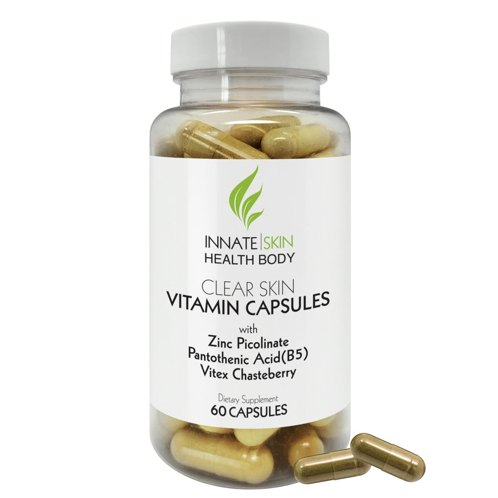 清除皮肤素类维生素 Capsules − 复杂补充 60 个数