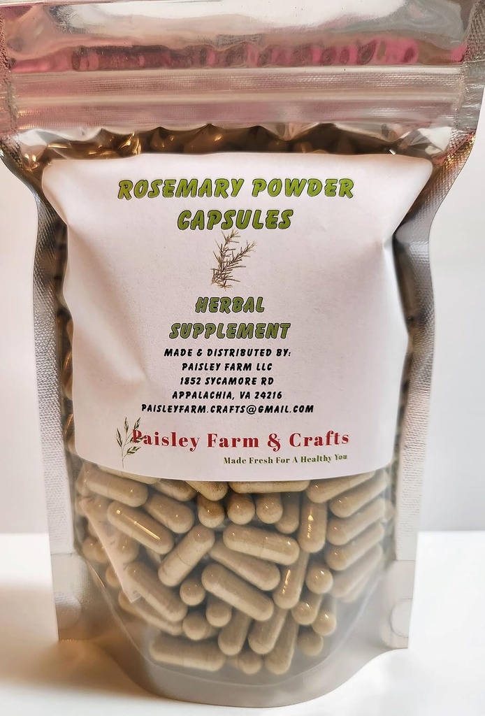 Rosemary Capsules 300 Ct - 草药补充剂 - 需求时新鲜