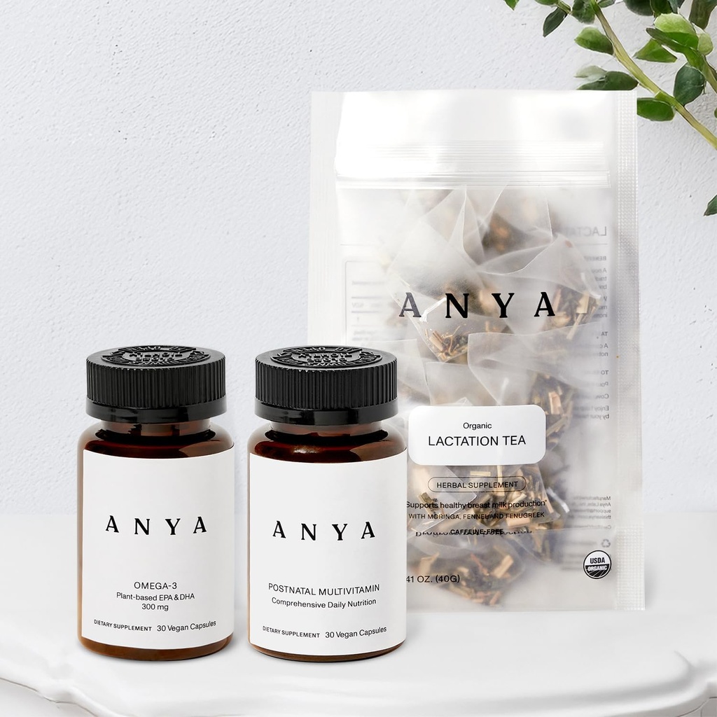 ANA 多维他命+乳茶盒 妇女产后必需品,母乳喂养产后补充