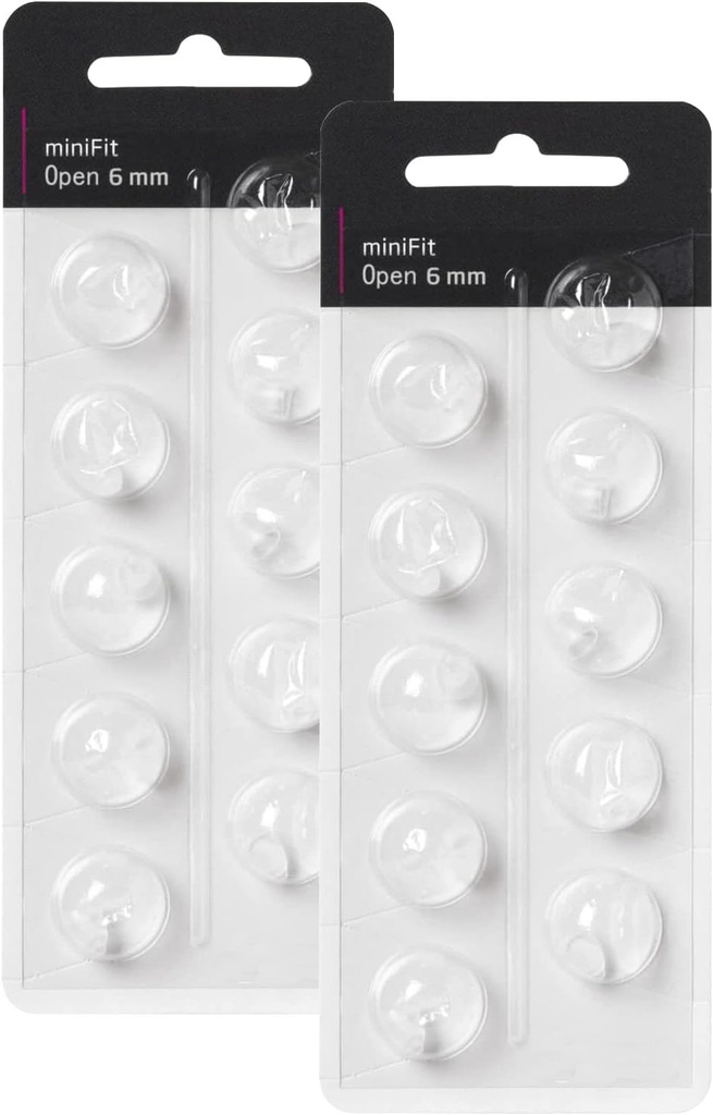 Oticon Conferents, Oticon Minifit Open Vent Bass Domes (6mm/2 Packs), Oticon听力辅助用品的通用Domes.