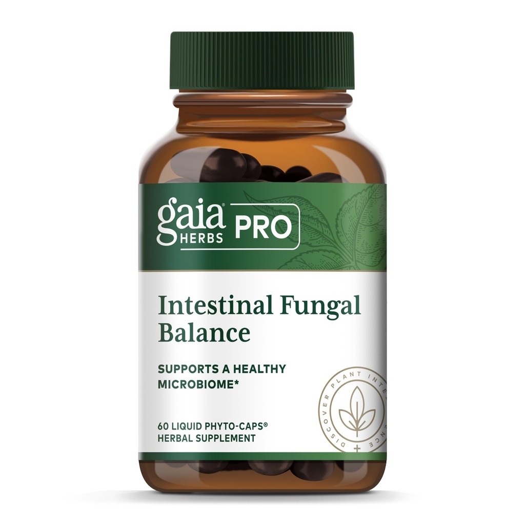 Gaia Herbs Pro Intestinal Fugal Balance - 文摘支助补编 * - 清洁支助补编 * 配有圣巴西尔叶、肉桂巴克和俄勒冈葡萄根- 60 液态植物帽(60种服务)