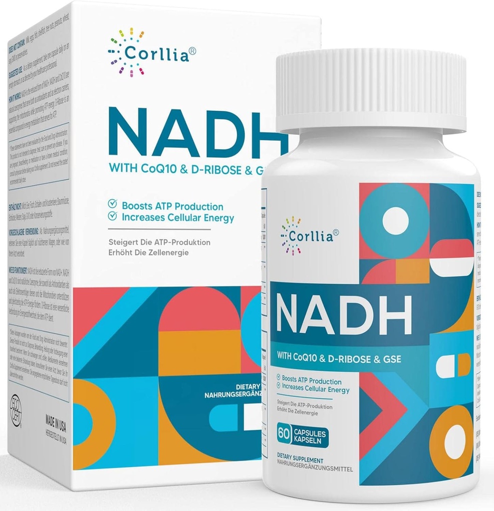 NADH + CoQ10 + D- Ribose 补编,增强NAD+ 《能源补编》,Fatigue,60页