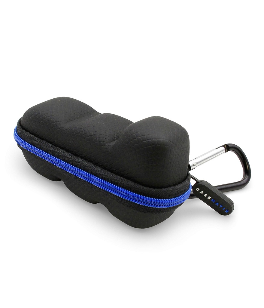 CASEMATIX Asthma Inhaler 旅行案,与Lanyard 和 Clip-on Keychain 武警,包括 Inhaler Holder 案件,仅黑色