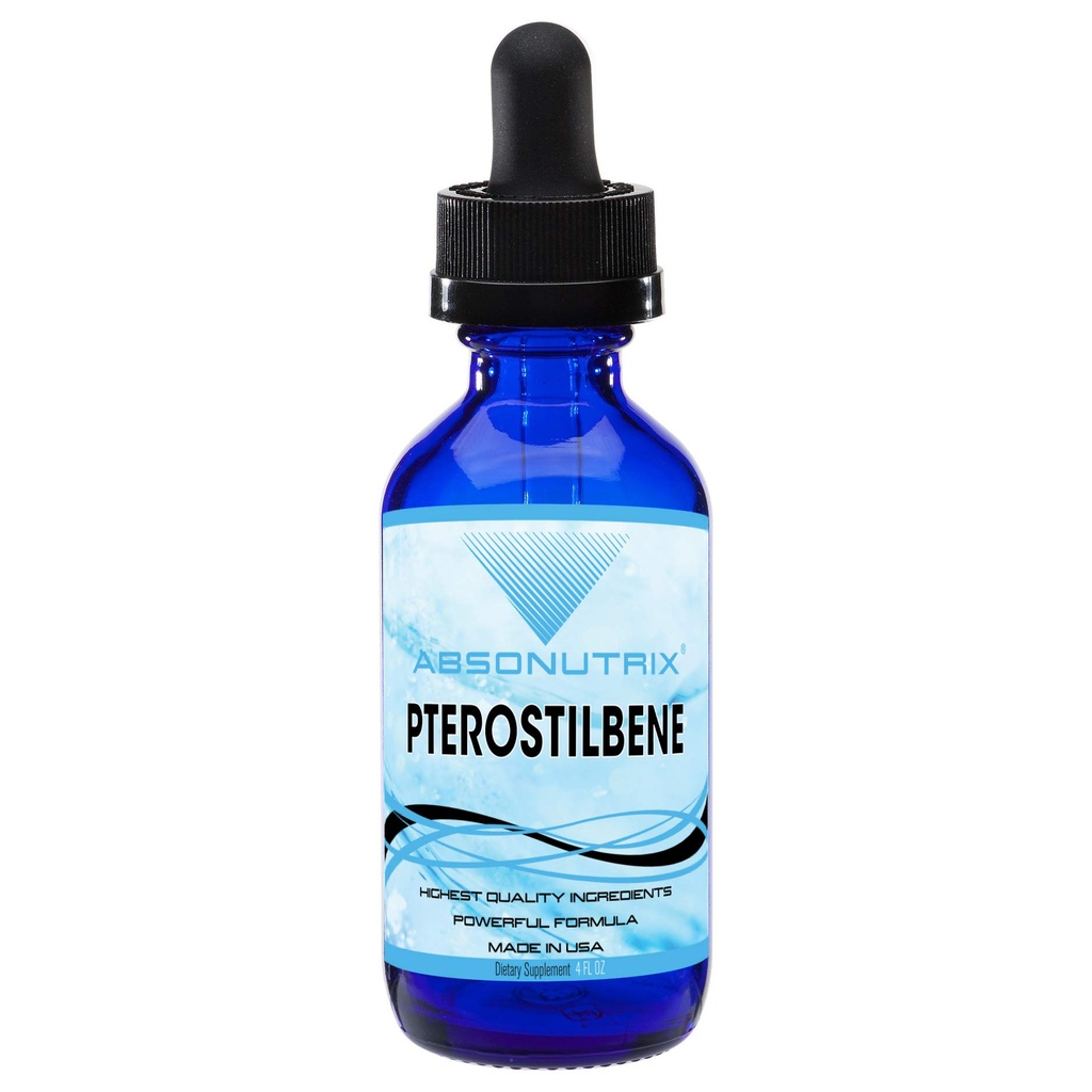 Absonutrix Pterostilbene 300 mg, 4 Fl Oz液滴, 200 潜伏作用, 生物利用率高, 第三方测试,快速吸收, GMP-认证, 非GMO, 无残忍产品, 在美国制造