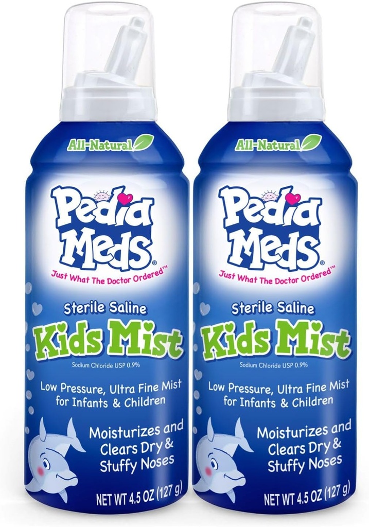 (原始内容存档于2018-03-26). Steile Saline Kids Nasal Spray, Ultra Fine Mist, Instantly Moisturizes and Relieves Nasal Conception, Safe for Newborns and Up, 4.5 Oz (2 Pack),美国制造.