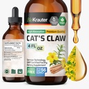 BIO KRAUTER 猫爪叮当 - 液态猫爪叮当用于免疫支持 - 酒精和糖自由 - Vegan Drops 4 Fl.Oz.