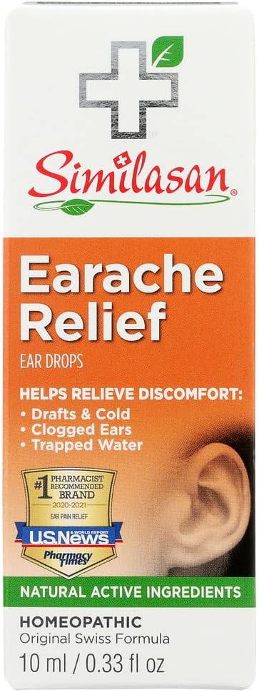 Similasan Earache Relief Drops 0.33 OZ - 购买包装和SAVE(3包)