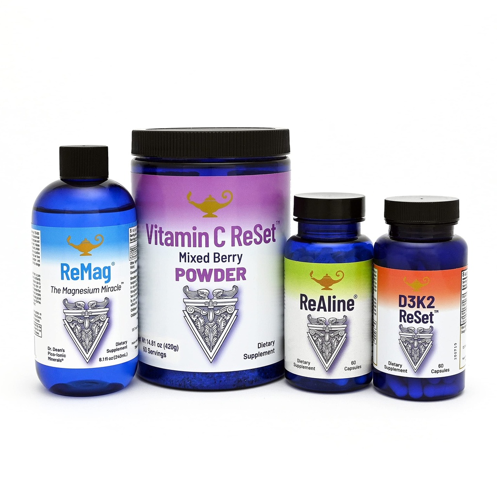 RnA ReSet - 长寿包 - ReMag Magnesium,维生素C,维生素D,维生素B复合体