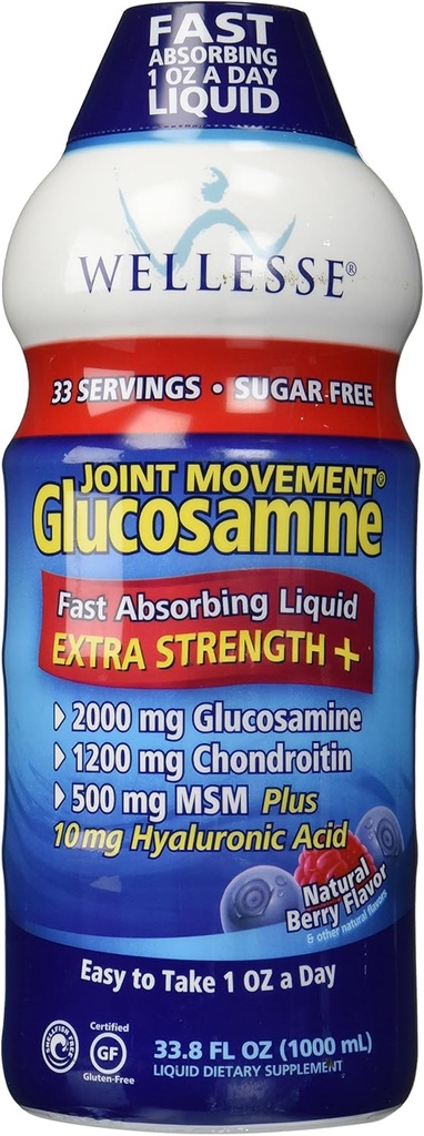 与Chondroitin & Msm 33.8 fl oz (1000毫升)联合运动