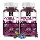 (2 Pack) u(Quercetin Gummys) - Q(Quercetin)与布洛梅兰(Bromelain) 2378mg - 混合 with(Melderberry),Echinacea Purpurea 提取,锌,维生素C,D3,K2,复合支持膜,心血管和呼吸功能