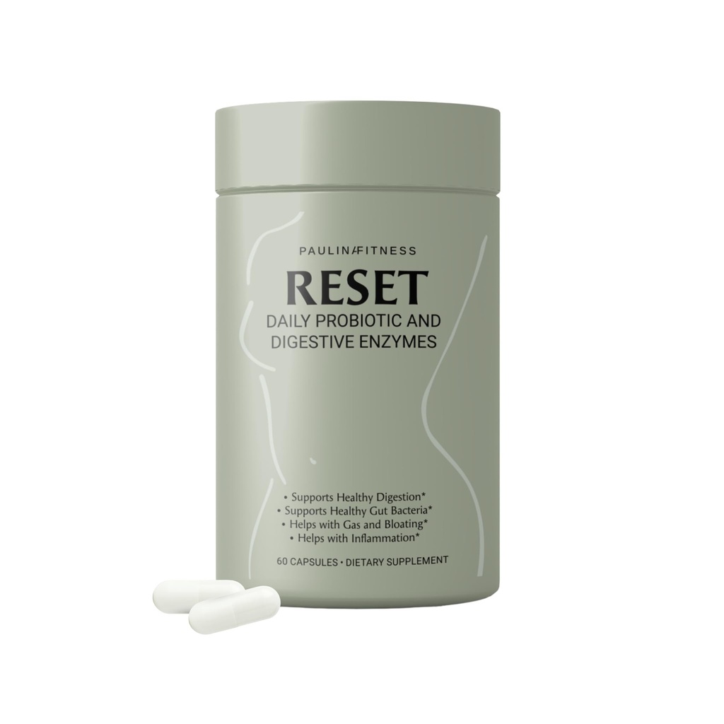 重置每日Probiotic + Prebiotic Plant 消化酶 – 女性先进古特重置 – Bloating Relief,体重管理,文摘,Gut Health – Vegan, Shelf-Stable – 60 Capsules (30日供应)