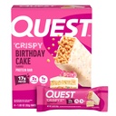 (原始内容存档于2017-07-21). Quest Enformation Christy Birthday Cake Protein Bar, 17g protein, 1g Sugar, 2g Net Carbs, Gluten Free Protein Snack, Keto Friend, 4 Count).