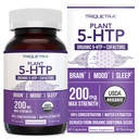 有机体 5-HTP - 200 mg → 5HTP浓度 99 % 5HTP浓度 + 共剂 维生素 B6 和 狮子的 Mane → 有机 Griffonia种子提取的水 → 支持 Mood,认知和睡眠(60 Capsules → 30 services)