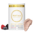 每日Gut Health Powder 6-in-1 All Natural Supplements, Slippery Elm, L Glutamine, Lemon Balm with PepZinGI - Bloat & Gas Relief, GI Linning 维修, IBS 支持 - 混合莓, 30 services