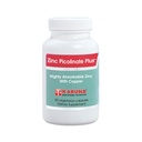 Karuna Zinc Piclinate Plus 60 Vegetarian Capsules + 25 MG Plus 2.5 MG 铜用于BALACED 长期使用 + 支持免疫功能,皮肤健康,发展和整体健康.