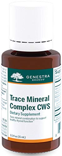 Genestra Brands Trace Mineral Complex CWS QQ支持甲状腺功能,帮助防止氧化性应激. 0.5 f. oz.