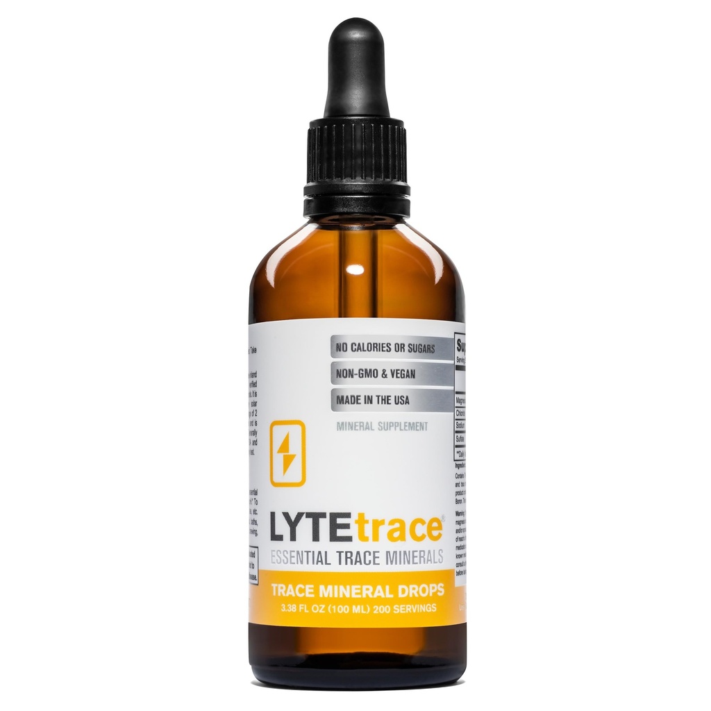 LyteLine Track 矿物投放 100ml x 200 services - Max-Absociation 天然低钠 Track 矿物集中平衡人体的pH - 非GMO, Vegan, Kosher,和 Keto 友好公司