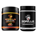 Gorilla Mind Pre Workout (Fruit Punch) + Creatine (100 Serv.) - 综合堆积增强强度,动力输出和肌肉大小