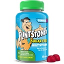 Flintstones 多维他命给孩子,无糖孩子 多维他命Gummys,有维生素A,C,E,B6和B12,Raspberry Flavored Gummy Vitamins, 60 Counter