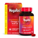 MegaRed - Omega-3 Krill Oil 350mg Softgels (130 in A bottle), EPA & DHA Omega-3 脂肪酸与鱼油不同,含有抗氧化剂 Astaxanthin