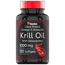南极磷脂油 1000毫克 - 120软胶与Astaxanthin → 1000毫克红磷脂油,200毫克磷脂,120毫克美国环保局,80毫克DHA,200毫克Astaxanthin → Potent & Pure Omega-3冷水 南极磷脂
