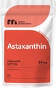Astaxanthin 24mg 配有 MCT Oil, 60 Softgels, 2个月供应 Max 强 Astaxanthin 抗氧化剂 补充 → 新鲜微藻源 → Non-GMO, Gluten Free, no Soy