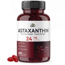 GBN Astaxanthin 补充24mg 200软胶、支持眼、皮肤、联合、脑、心脏和免疫系统健康、女性和男性的Stamina和健康老龄化、新鲜微藻源