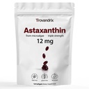 Astaxanthin 配有 12 mg Haematococus Pluvialis Softgels – 对眼, Imune & Skin Health, Algae 配方 120 Softgels (4-Month Supplement) 的高潜力抗氧化剂支持