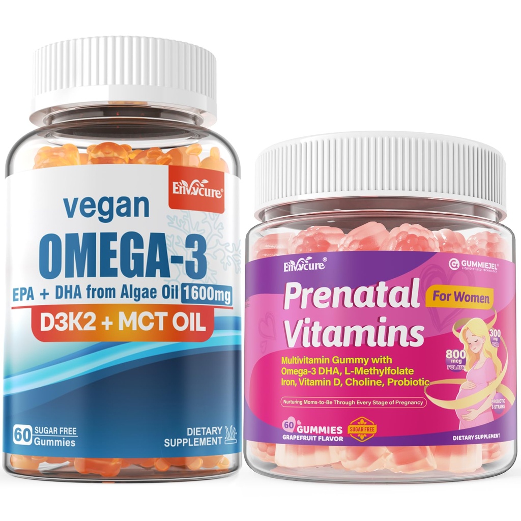Womem + Omega 3古米的产前维生素