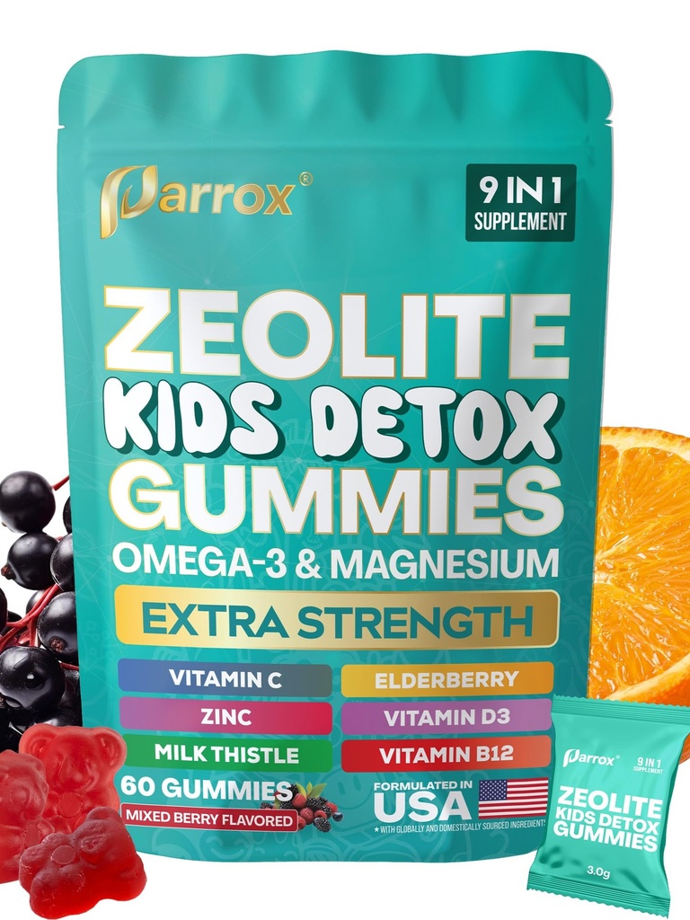 Zeolite Kids Gummys,9-in-1与Zeolite,Omega-3,Magnesium,长老莓,维生素C,Milk Tatle,维生素D3,锌,B12 – 无糖(60 Gummys – Mixed Berry Flavor) 互联网档案馆的存檔,存档日期2013-12-22.