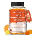 Vegan Omega 3 Gummys for Kids with DHA, Plant Based, 30 services, 60 Ct. Gelatin Free, Gluten Free, Non-GMO Omega 3 Supplements. 维根·奥米加 维基语录链接:名人名言 - 文学作品 - 谚语 - 谚语 - 谚语 - 谚语 - 谚语 DHA 脑、眼、心和免疫支持