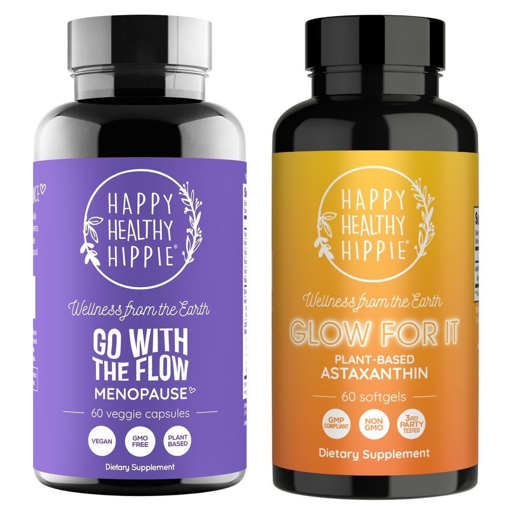 Happy Hippie Glow for It Astaxanthin 补充 & Go with the Flow 更年期支持
