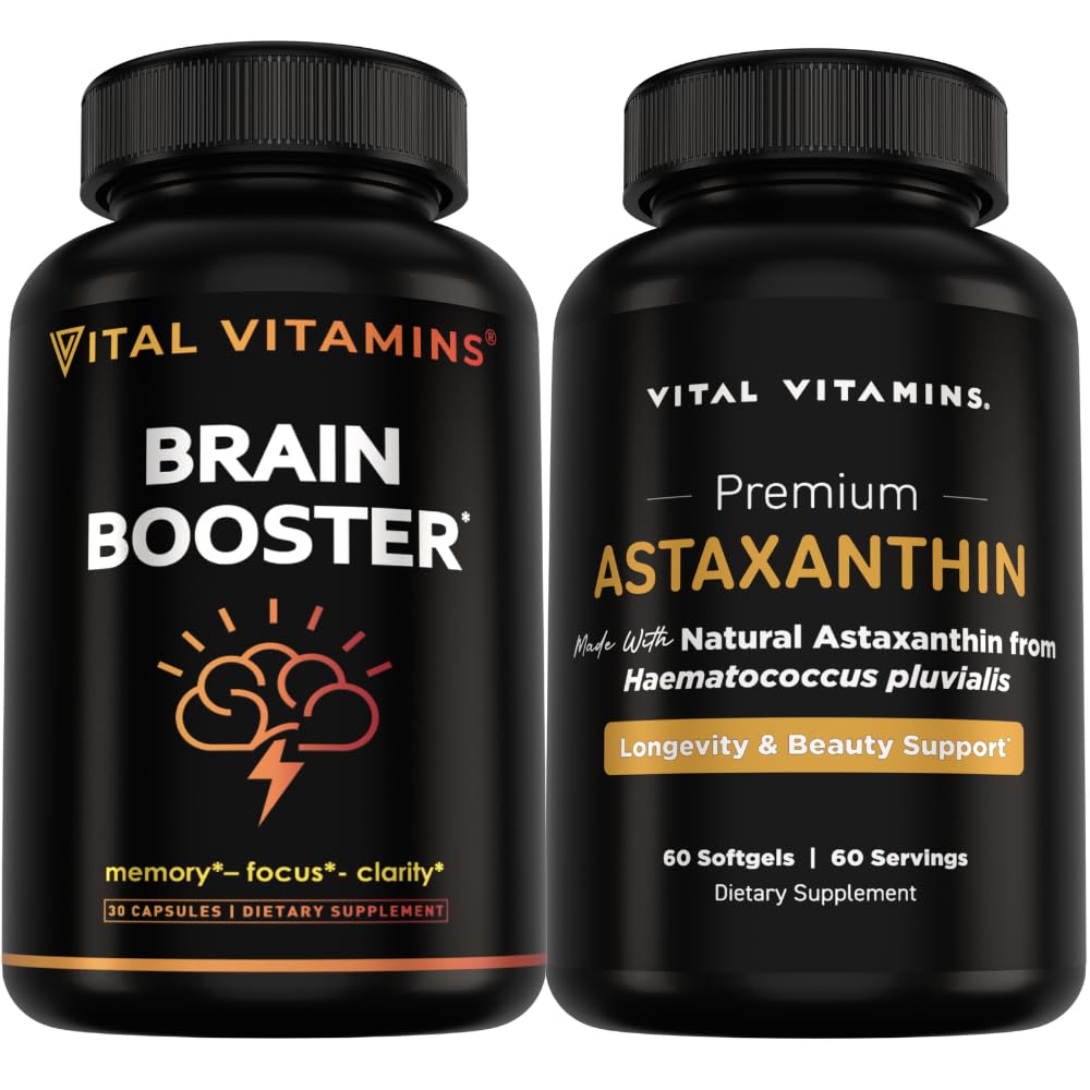 重要维生素 大脑助推 30 厘米 + Astaxanthin 60 厘米
