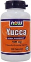 Now Yucca 500mg, 100 Capsules (Pack of 4) (中文(简体) ).