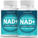 NAD+ 补充 Liposomal + 女性和男性的resveratrol, Astaxanthin, CoQ10, Alpha Lipoic Acid, 绿茶 - 120 计数