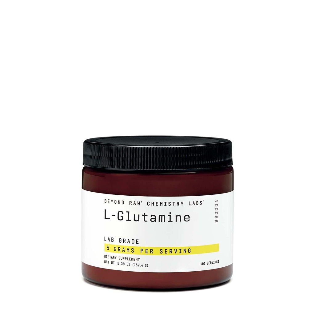 除了RAW化学实验室 L-Glutamine 粉末,支持肌肉功能,实验室等级,30个服务